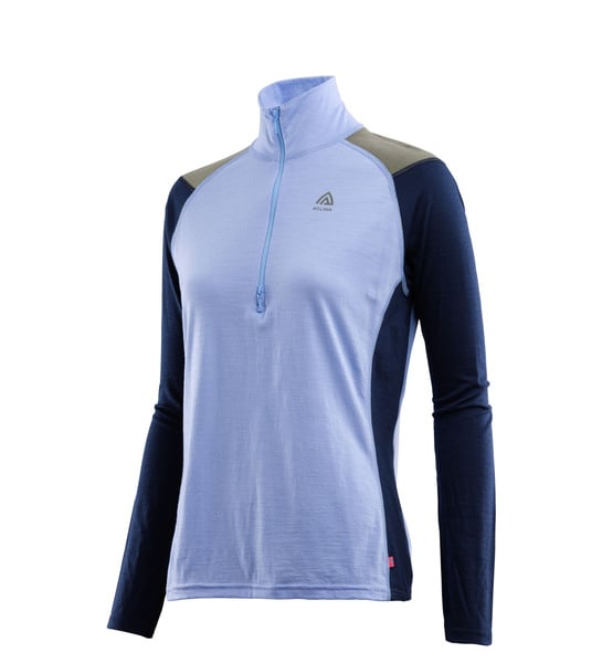 LightWool reinforced mock W's Purple Impr/Navy Blazer/Ranger Green, view: 1