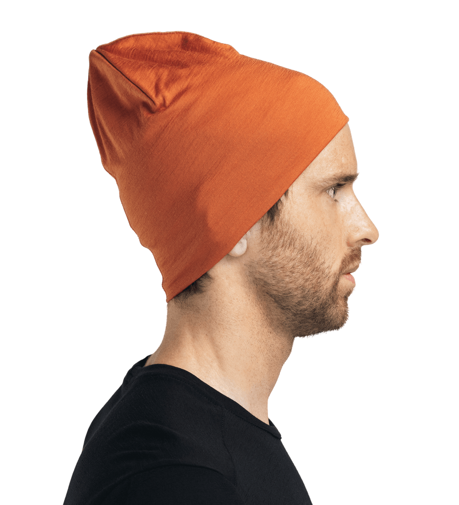 LightWool 140 relaxed Beanie Apricot Orange, view: 1
