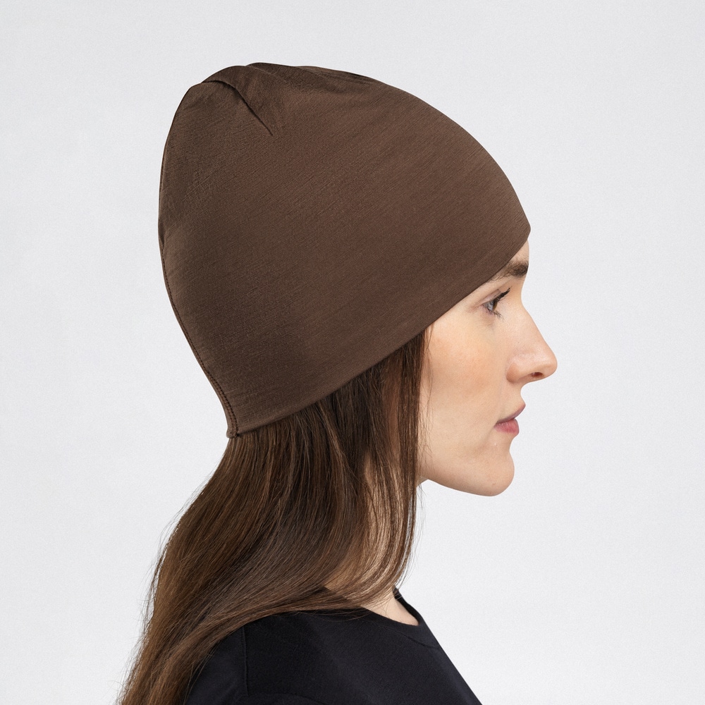 LightWool 140 Relaxed Beanie Dark Earth, view: 1