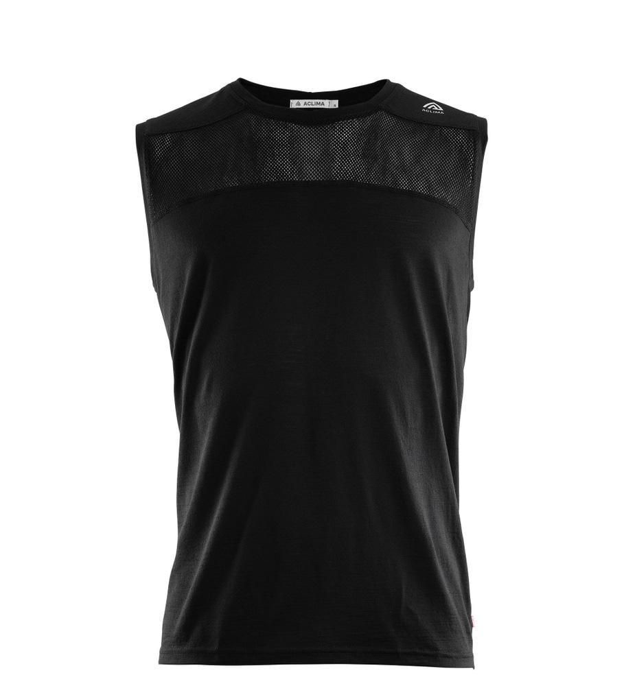 LightWool 140 Sports Singlet M's Jet Black, view: 3