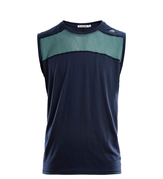 LightWool 140 sports singlet M's Navy Blazer / North Atlantic, view: 0