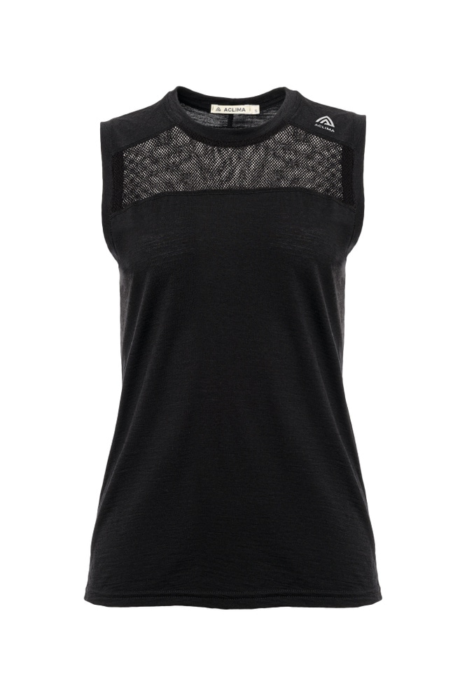LightWool 140 Sports Singlet W's Jet Black, view: 3