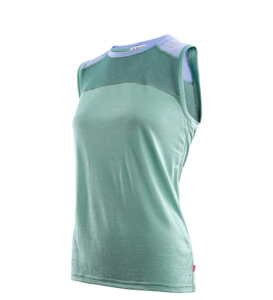 LightWool sports singlet W's Oil Blue/Purple Impr/North Atlantic, view: 2