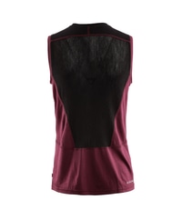 LightWool sports singlet W's Zinfandel/Jet Black - view: 1