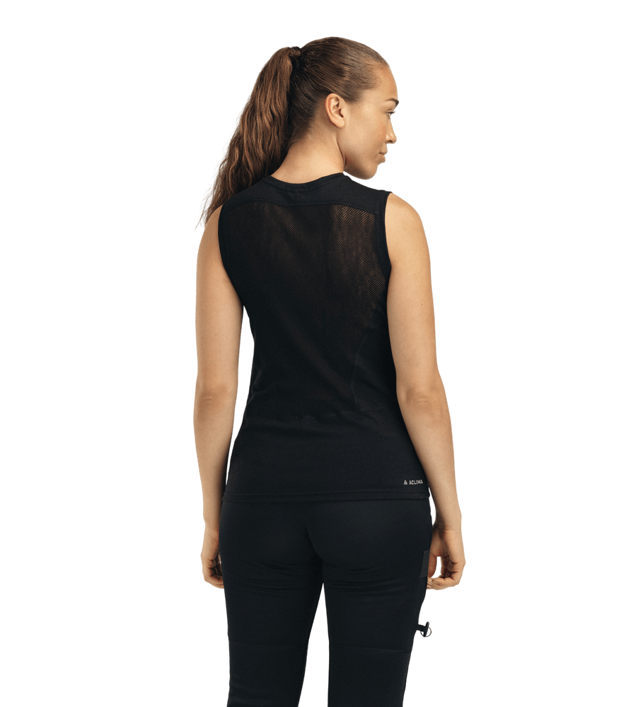 LightWool 140 Sports Singlet W's Jet Black, view: 1
