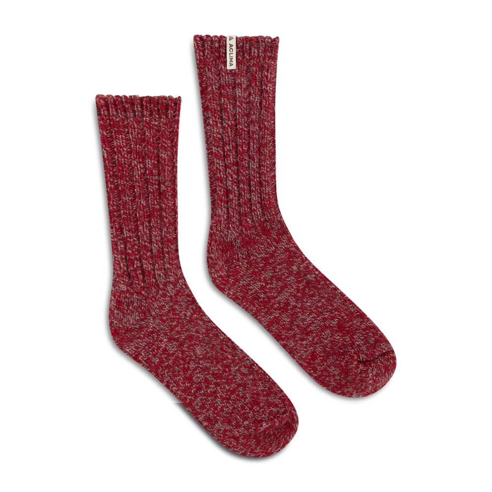 Norwegian Wool Socks Grey/Red, view: 1
