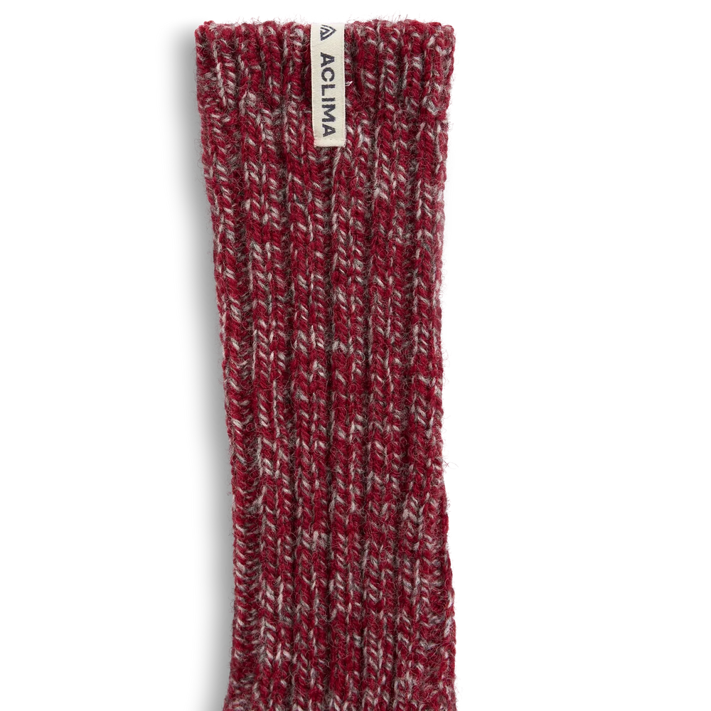 Norwegian Wool Socks Grey/Red, view: 2