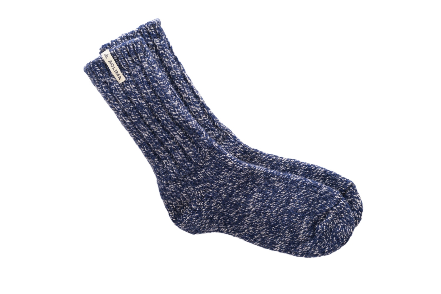 Norwegian Wool Socks Grå/ Navy, view: 1