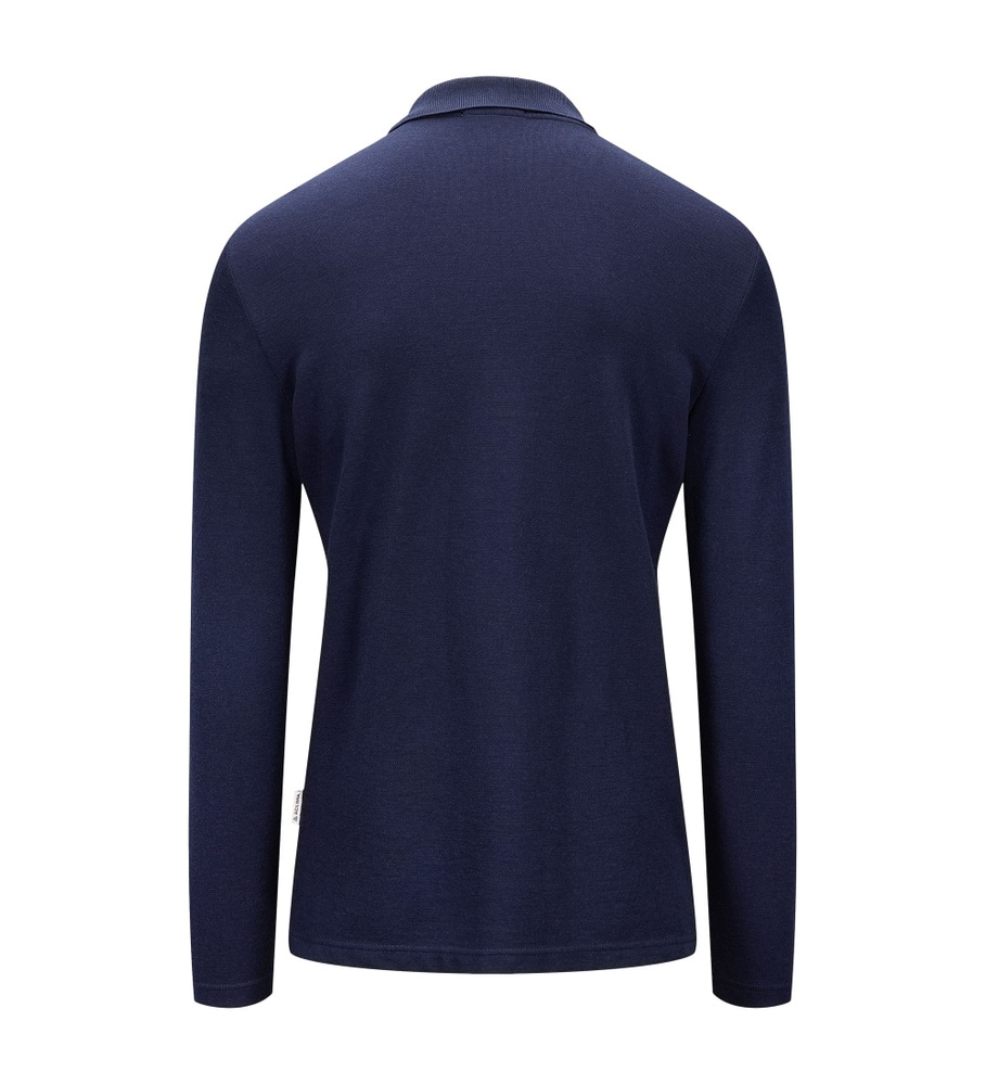 LeisureWool pique shirt Long sleeve M's Navy Blazer, view: 1