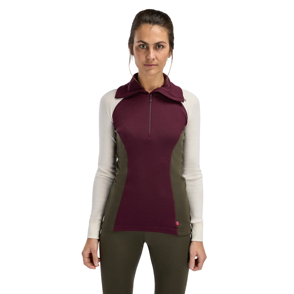 WarmWool Polo W's Fig/Tarmac/Nature, view: 5
