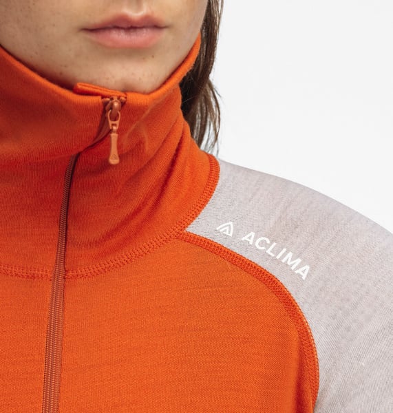 WarmWool Polo W's Gold Flame/Beige Melange/Niagara, view: 3