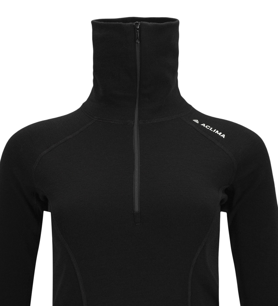 WarmWool Polo W's Jet Black, view: 7