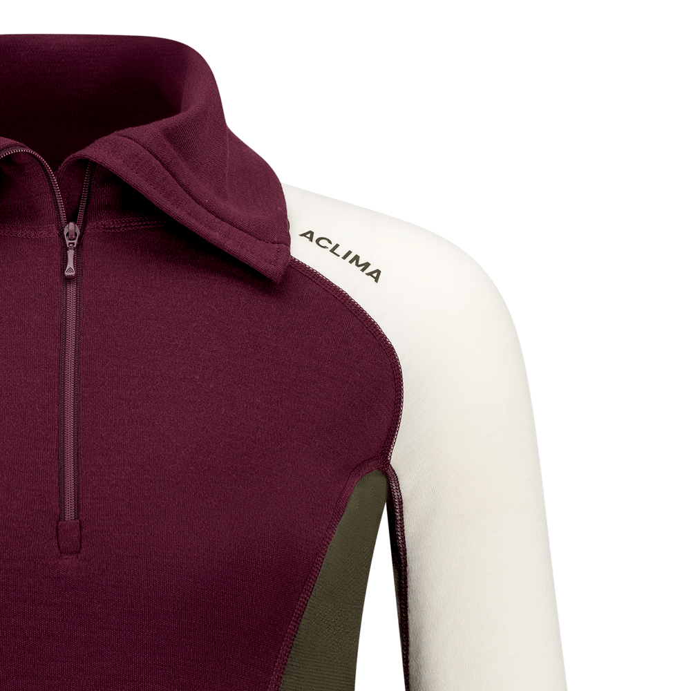 WarmWool Polo W's Fig/Tarmac/Nature, view: 8