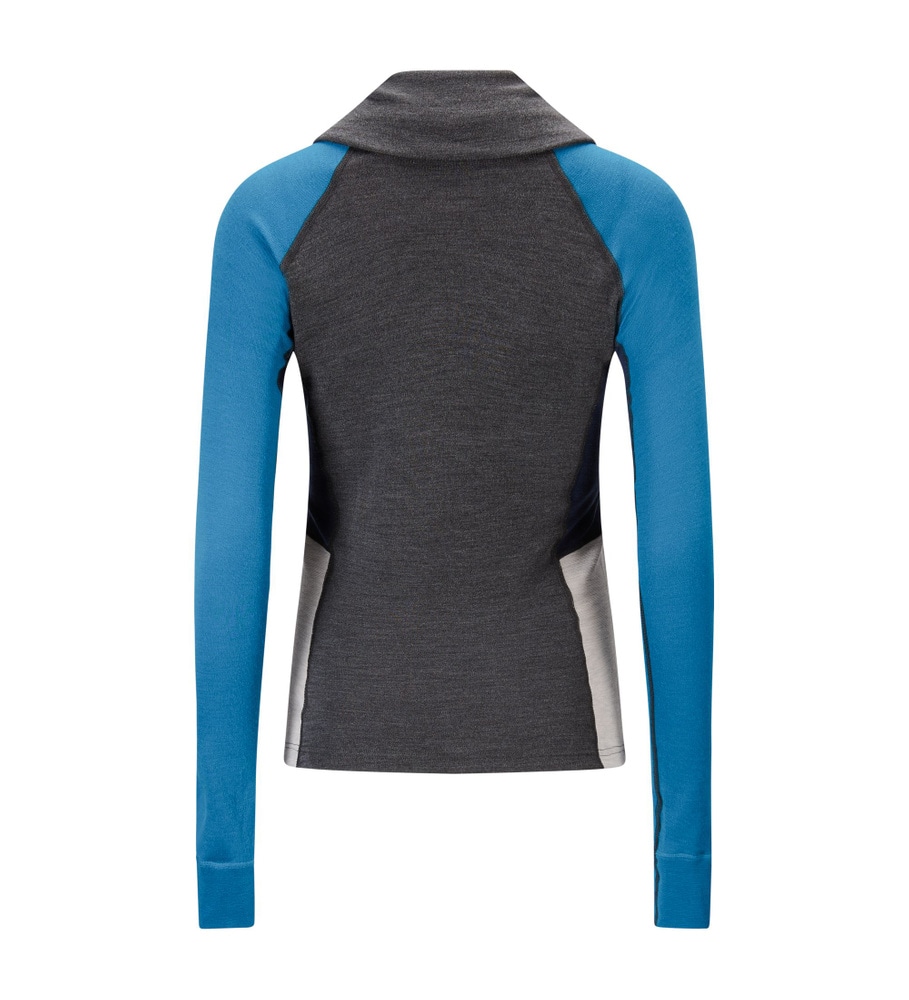WarmWool Polo W's Marengo/Corsai /Beige Mel./NavyBlazer, view: 4