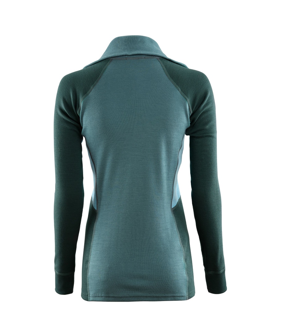 WarmWool polo W's North Atlantic/Green Gables/Reef Waters, view: 2