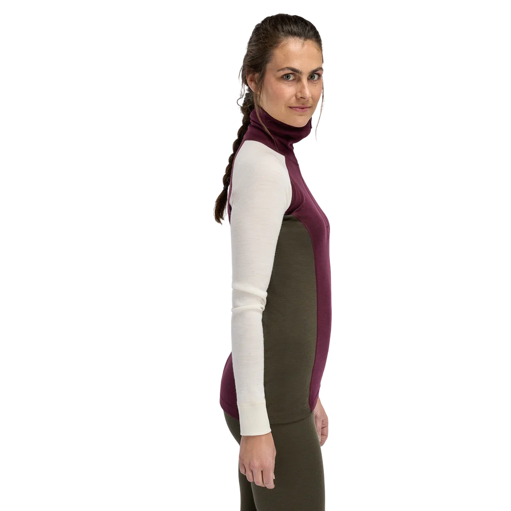 WarmWool Polo W's Fig/Tarmac/Nature, view: 1
