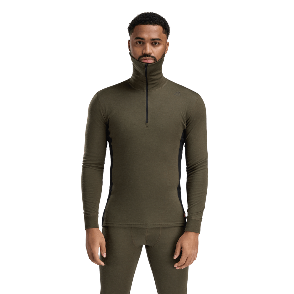 WarmWool Polo M's Tarmac/Jet Black, view: 1