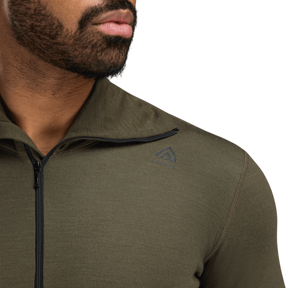 WarmWool Polo M's Tarmac/Jet Black, view: 2