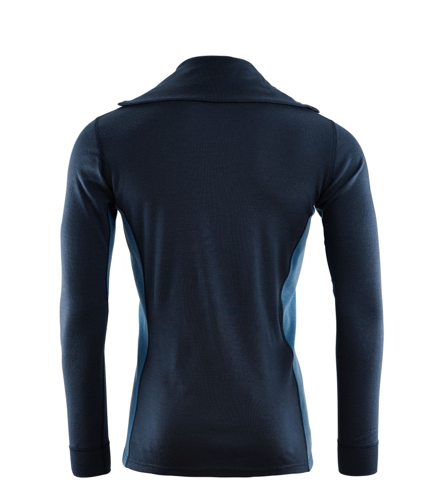 WarmWool Polo M's Navy Blazer/Coastal Fjord, view: 1