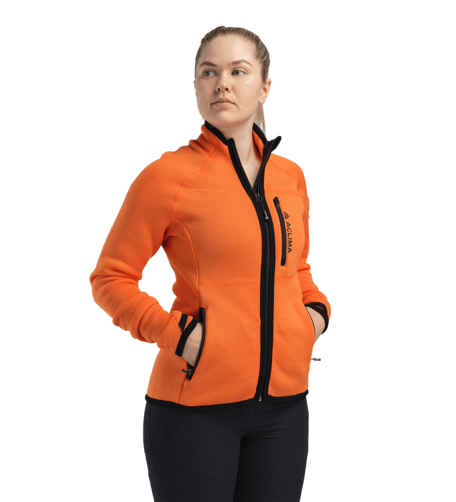 FleeceWool V2 Jacket W's Orange Tiger, view: 1