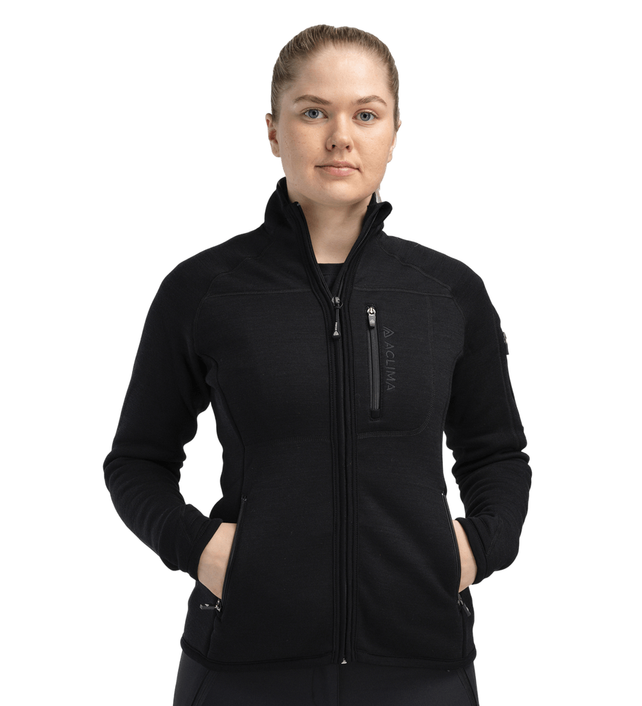 FleeceWool V2 Jacket W's Jet Black, view: 1
