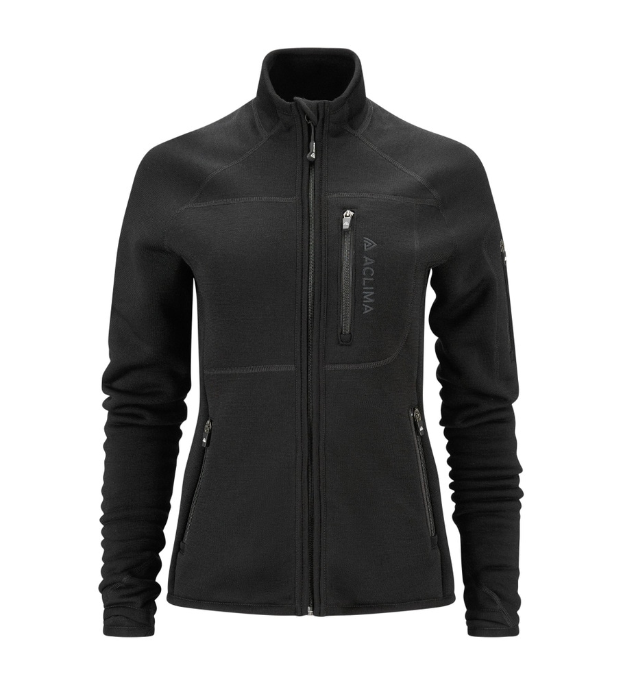 FleeceWool V2 Jacket W's Jet Black, view: 3