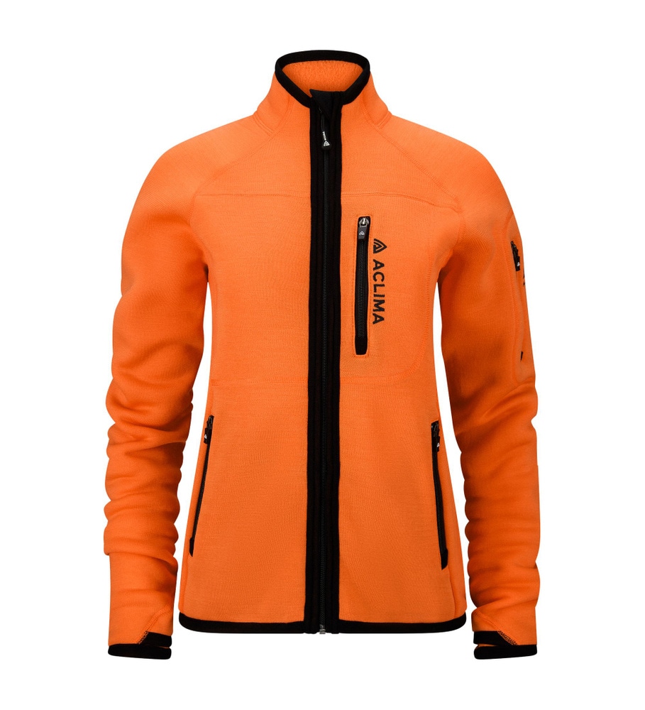 FleeceWool V2 Jacket W's Orange Tiger, view: 3