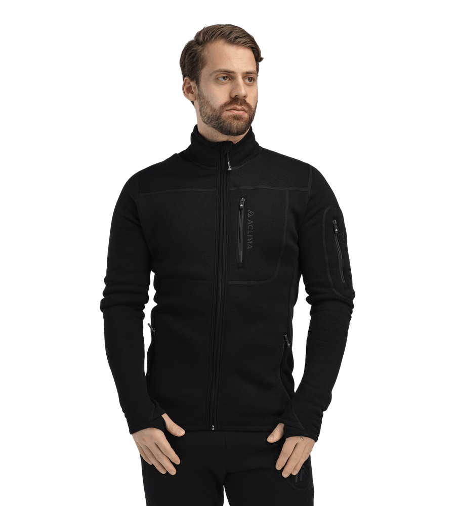 FleeceWool V2 Jacket M's Jet Black, view: 3