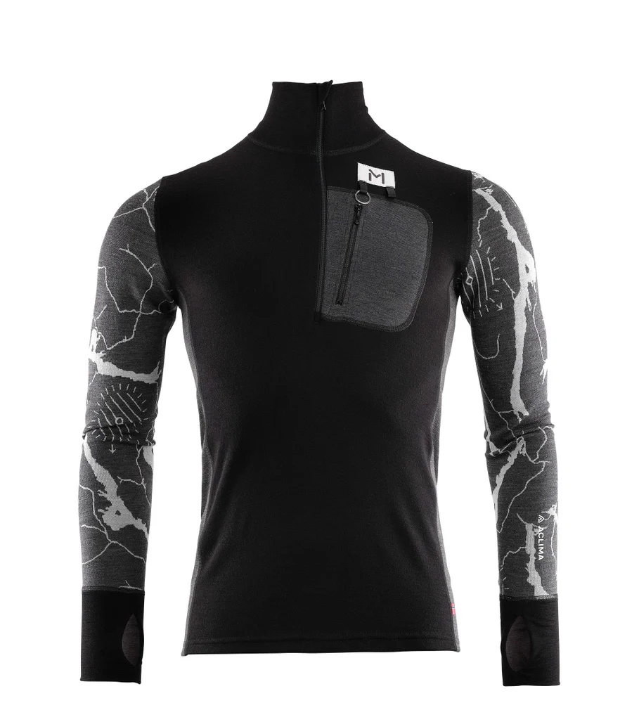 Lars Monsen Femunden Polo M's Jet Black/Marengo/Femunden Dark, view: 1