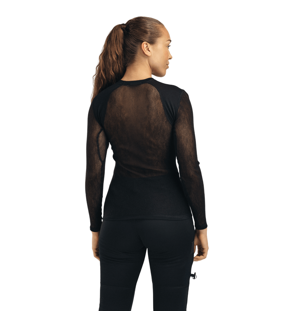 WoolNet Light Crewneck W's Jet Black, view: 1