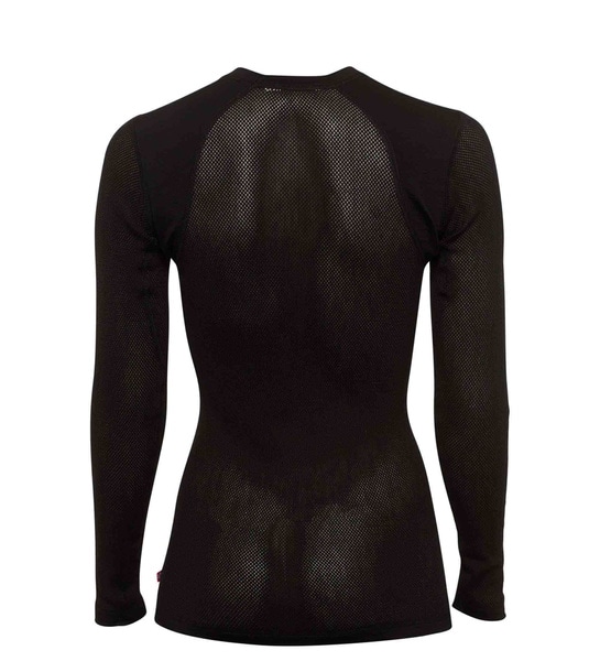 WoolNet Light Crewneck W's Jet Black / Dark Ivy, view: 1