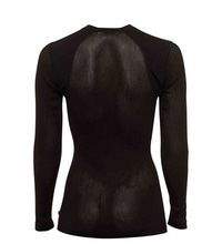 WoolNet Light Crewneck W's Jet Black / Dark Ivy - view: 1