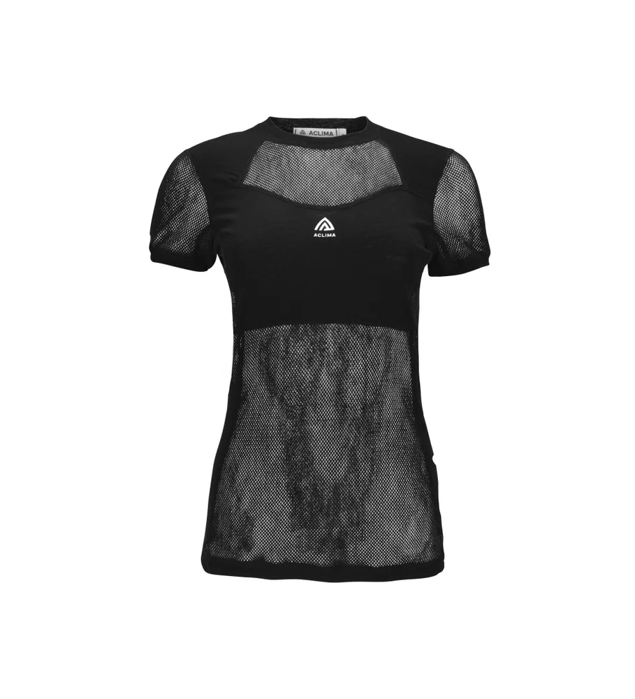 WoolNet Light T-Shirt W's Jet Black, view: 2