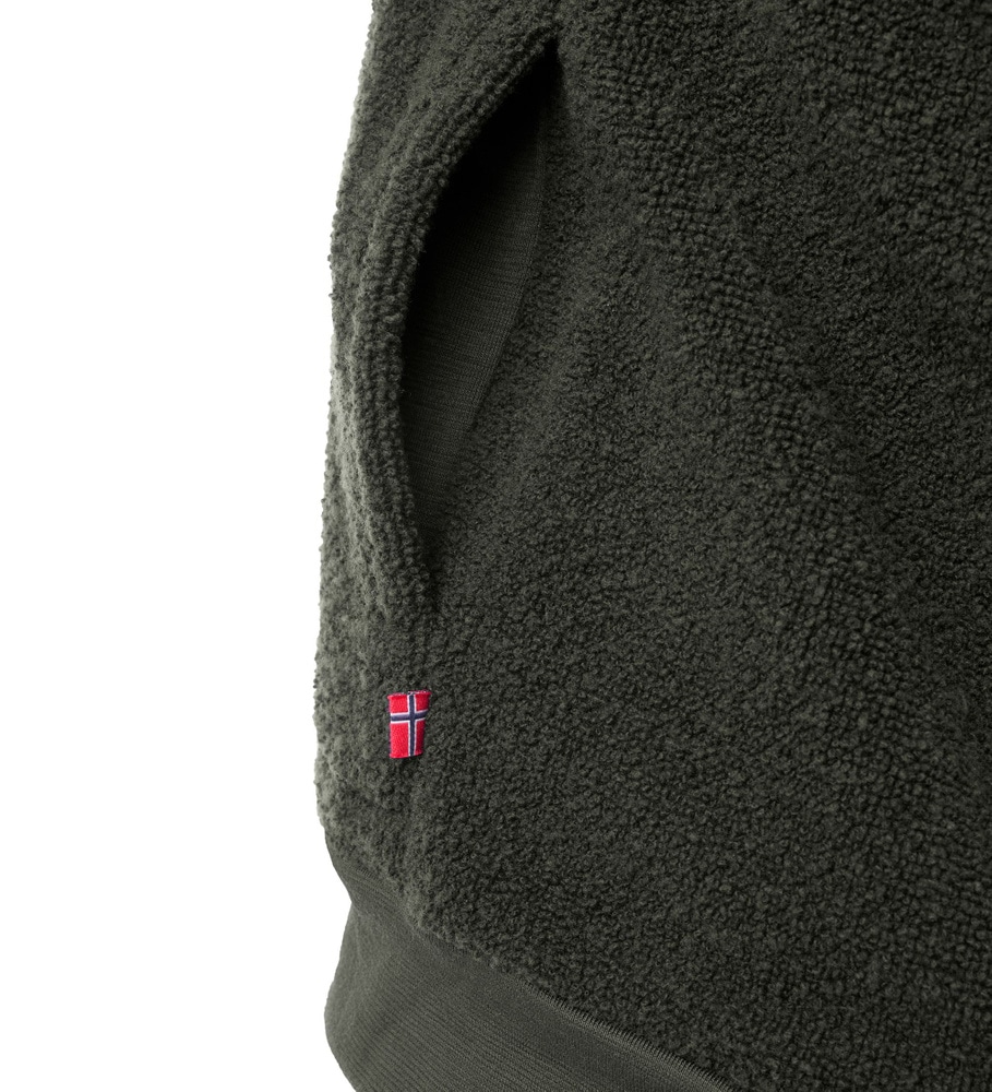 reborn Terry Jacket W's Olive Melange, view: 3