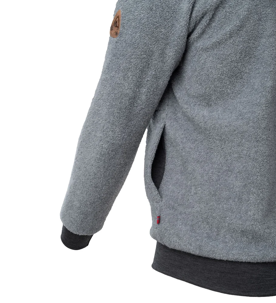 reborn Terry Jacket M's Light Grey Melange, view: 4