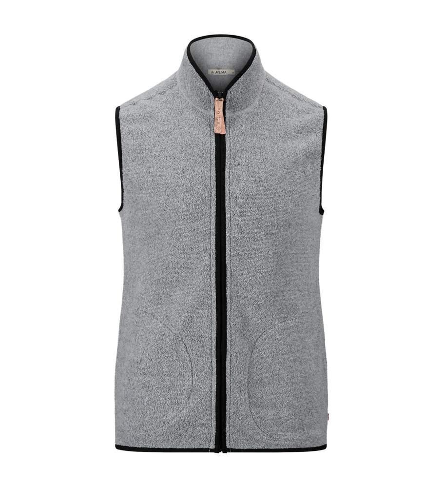 reborn Terry Vest M's Light Grey Melange, view: 1