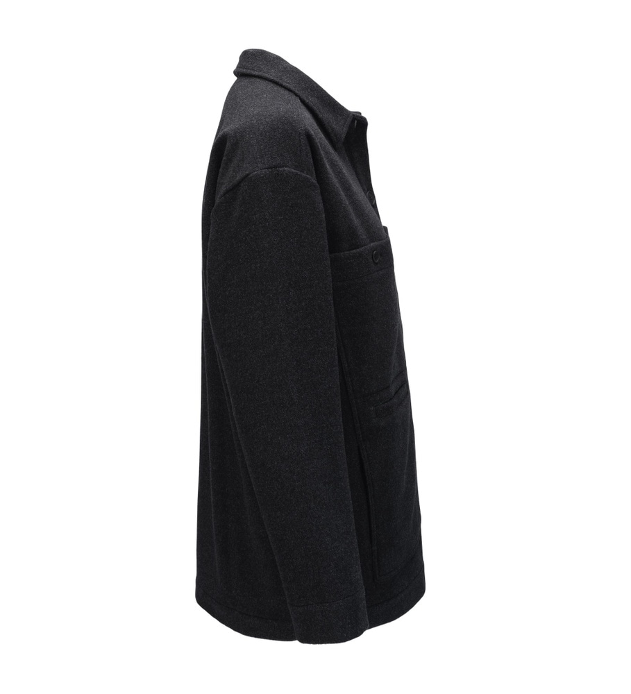 reborn Lumber Jacket W's Dark Grey Melange, view: 7