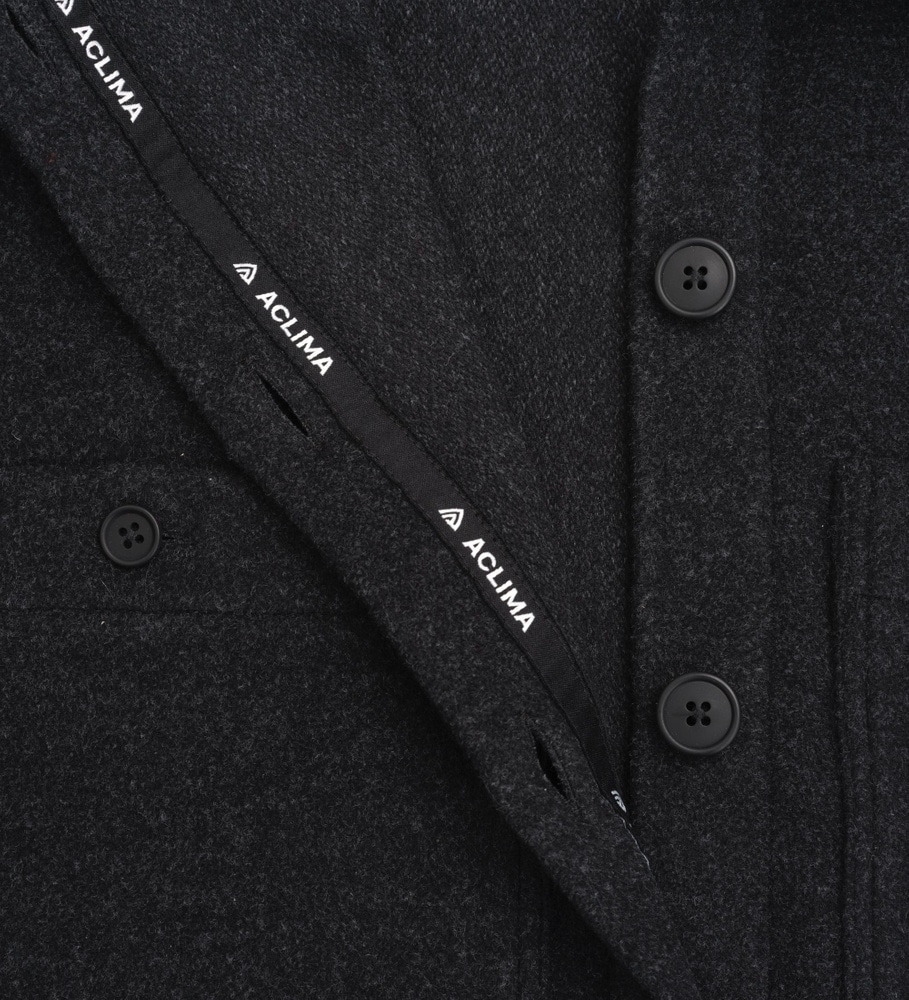 reborn Lumber Jacket W's Dark Grey Melange, view: 10
