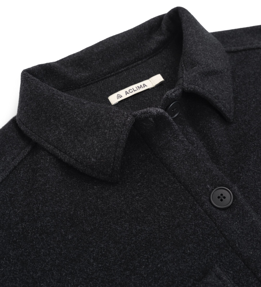 reborn Lumber Jacket W's Dark Grey Melange, view: 9