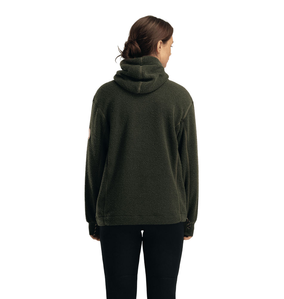 reborn Terry Pullover W Olive Melange, view: 3