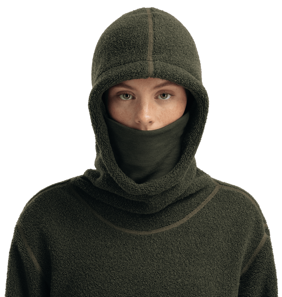 reborn Terry Pullover W Olive Melange, view: 6