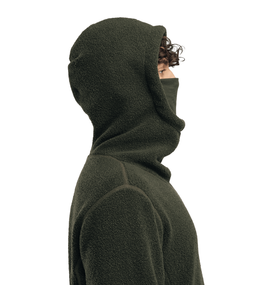 reborn Terry Pullover W Olive Melange, view: 12