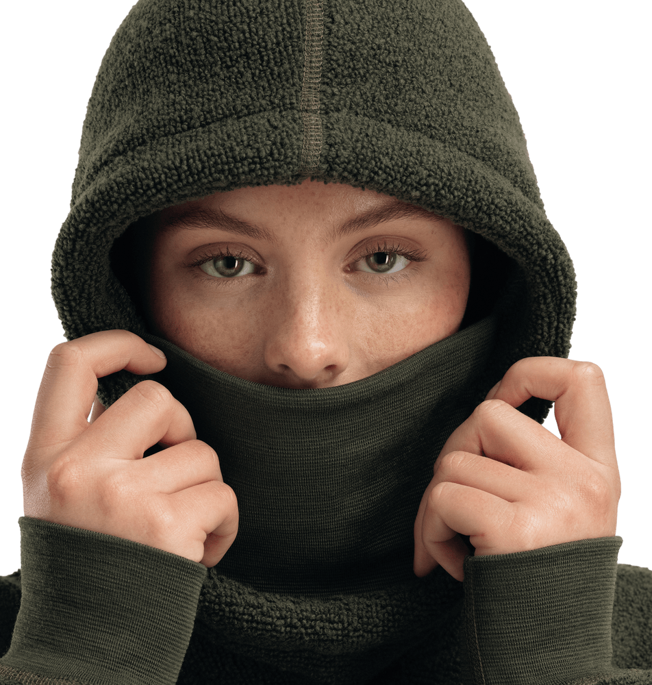 reborn Terry Pullover W Olive Melange, view: 7