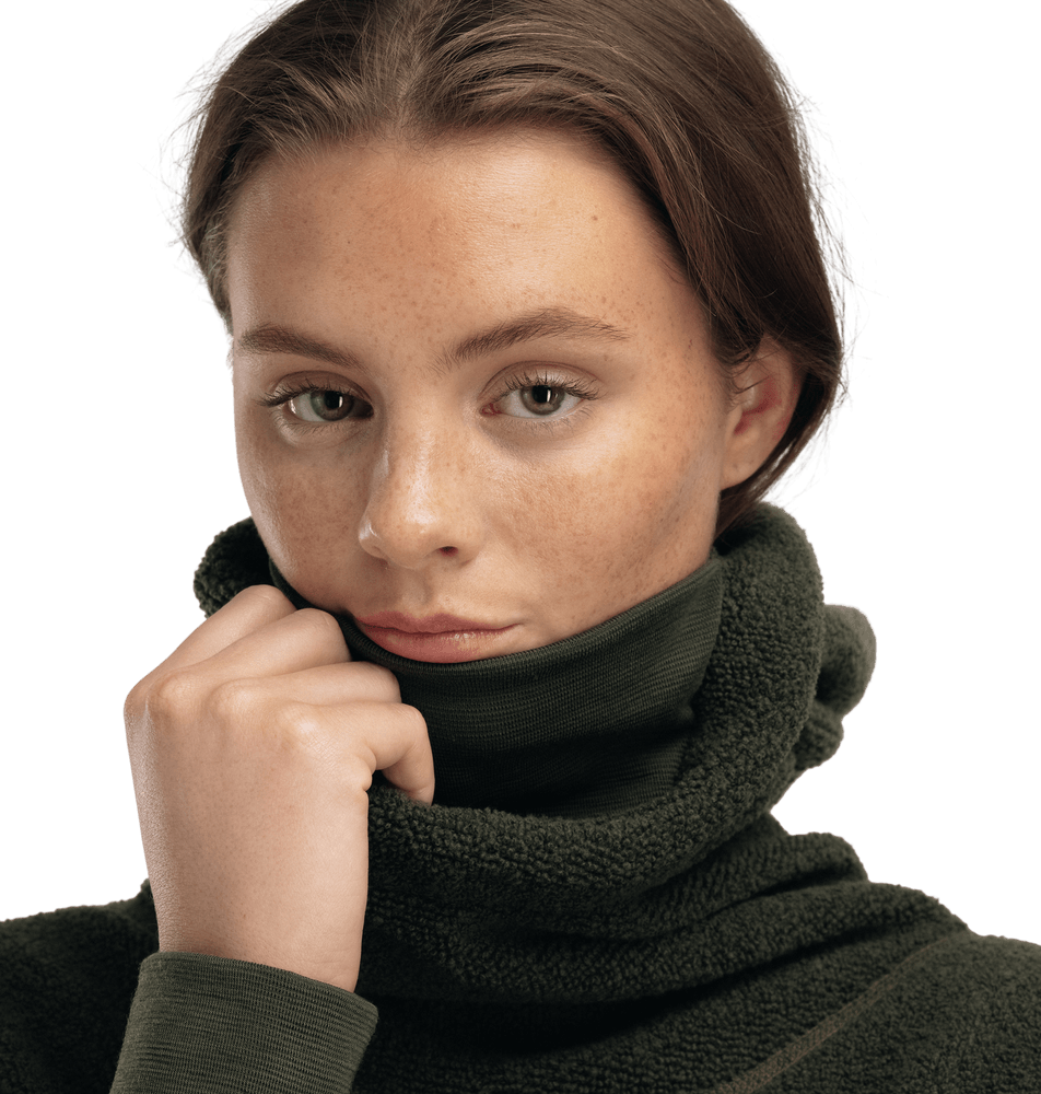 reborn Terry Pullover W Olive Melange, view: 4