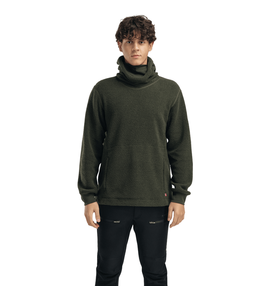 reborn Terry Pullover W Olive Melange, view: 9