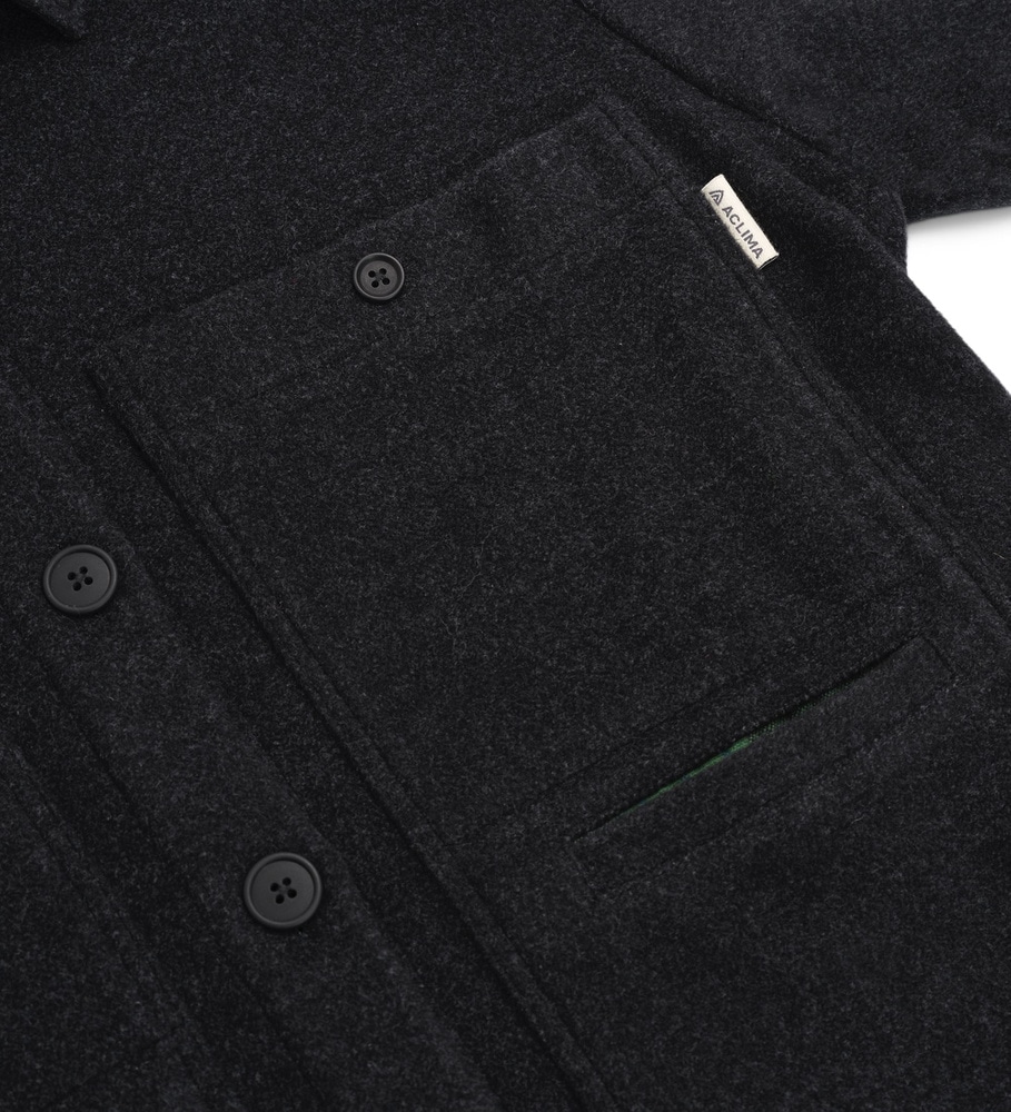 reborn Lumber Jacket M's Dark Grey Melange, view: 9