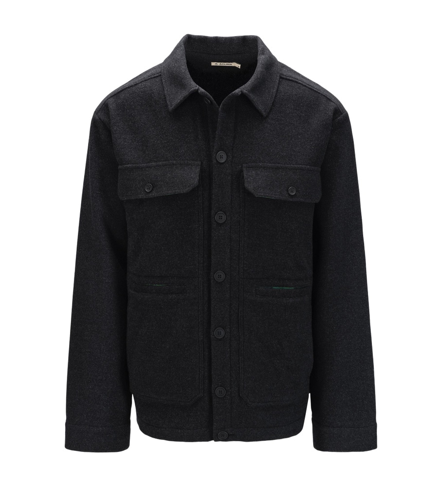 reborn Lumber Jacket M's Dark Grey Melange, view: 3