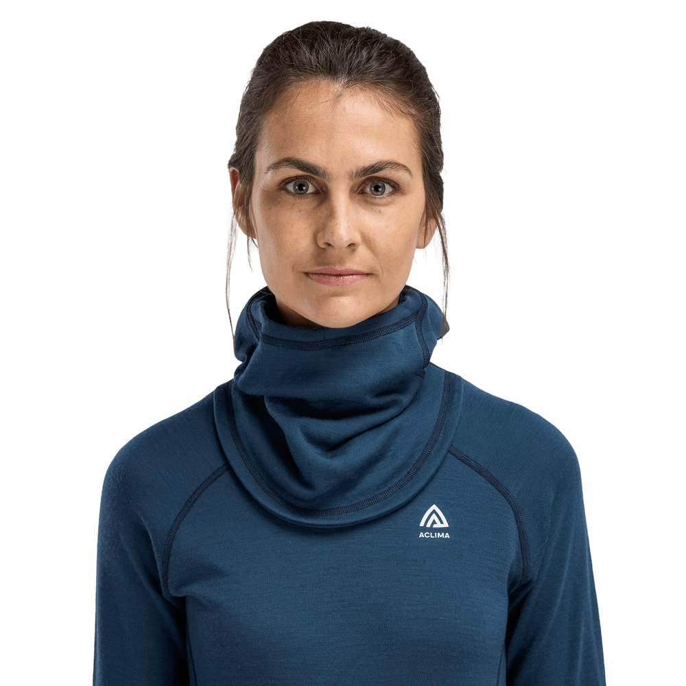 WarmWool Hoodsweater W's Midnight Navy, view: 2