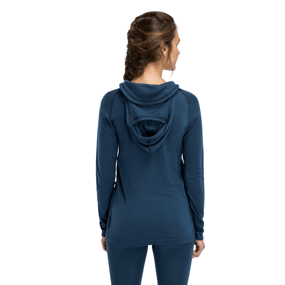 WarmWool Hoodsweater W's Midnight Navy, view: 1