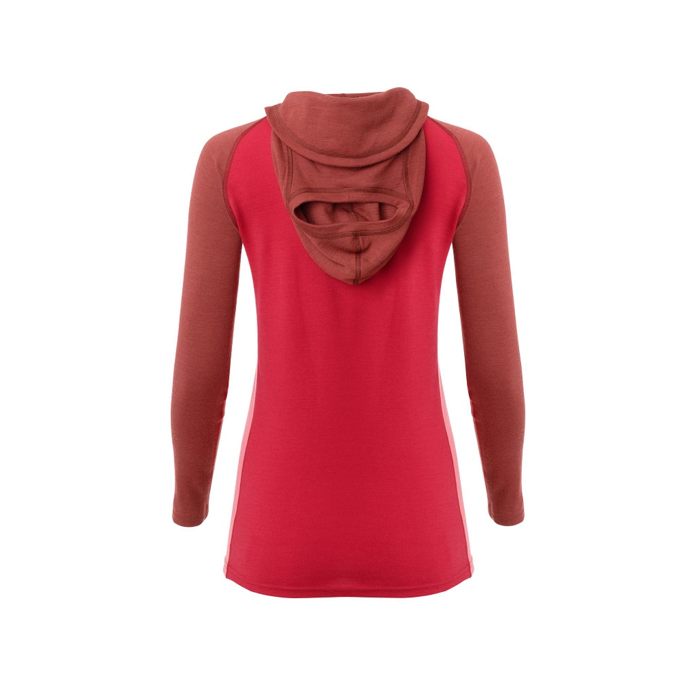 WarmWool Hoodsweater W's Spiced Apple/Jester Red/Spiced Coral, view: 1